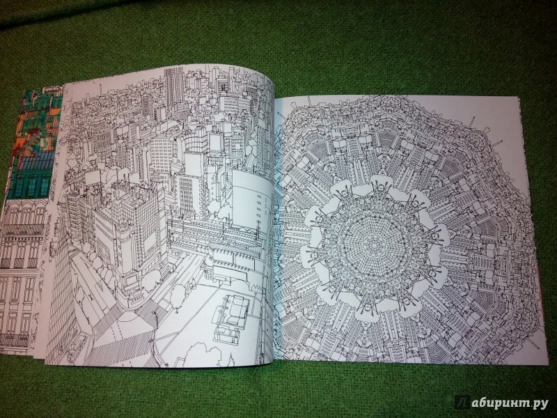 Иллюстрация 30 из 67 для Удивительные города. Раскраска-путешествие по местам, реальным и выдуманным - Стив Макдональд | Лабиринт - книги. Источник: Ulitos