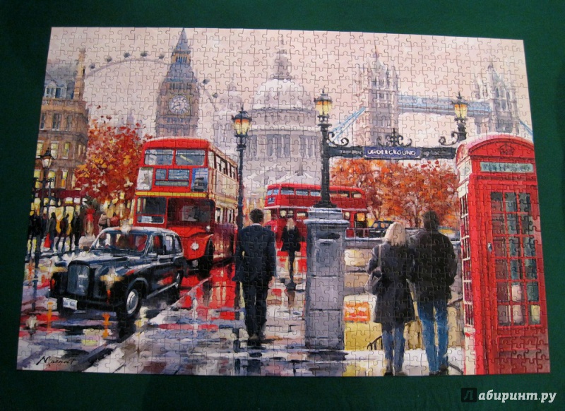 Иллюстрация 9 из 9 для Puzzle-1000 "Коллаж Лондон" (C-103140) | Лабиринт - игрушки. Источник: Canifol