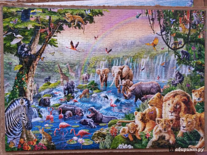 Иллюстрация 4 из 9 для Puzzle-500 "Река в джунглях" (B-52141) | Лабиринт - игрушки. Источник: Мурашова  Юлия