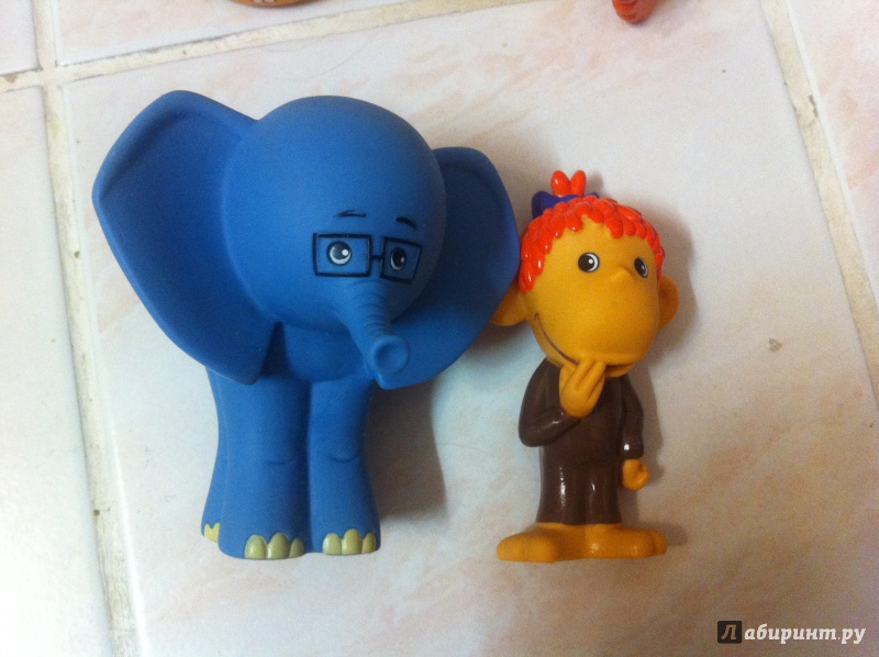 Иллюстрация 6 из 6 для Пластизоль "Мартышка и слоник" (5978GT) | Лабиринт - игрушки. Источник: yellana