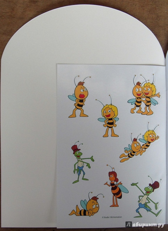 Иллюстрация 3 из 6 для Пчелка Майя. Наклей и раскрась для малышей (№1512) | Лабиринт - книги. Источник: Соловьев  Владимир