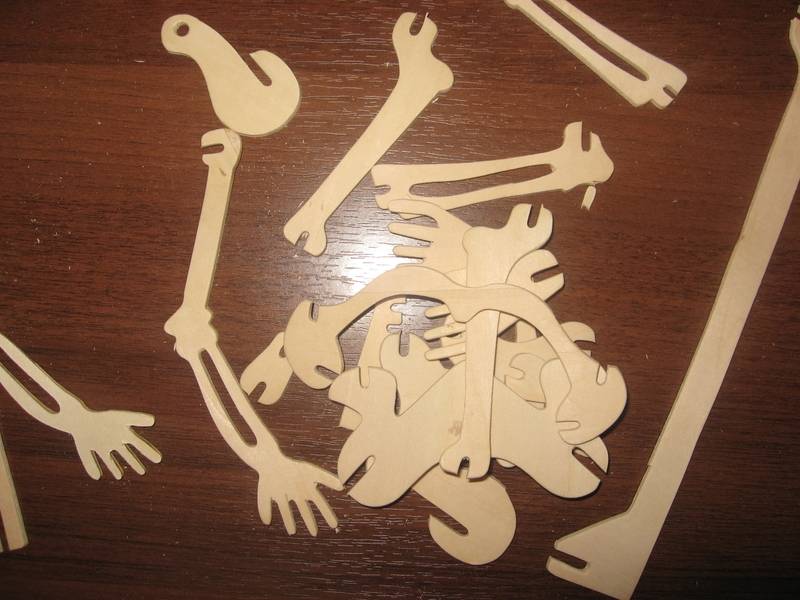 Иллюстрация 9 из 15 для Сборная деревянная модель Скелет человека | Лабиринт - игрушки. Источник: maks-russia