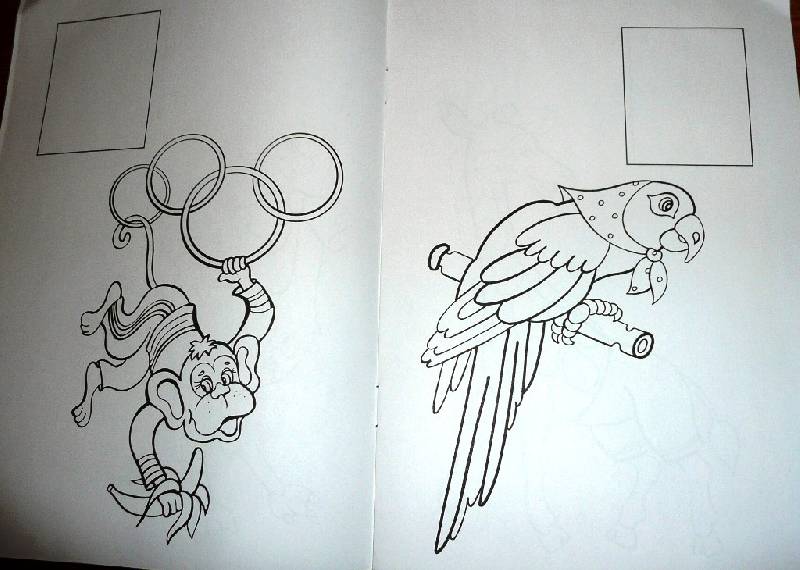 Иллюстрация 10 из 10 для Что за зверь? Раскраска с наклейками | Лабиринт - книги. Источник: Ятакая