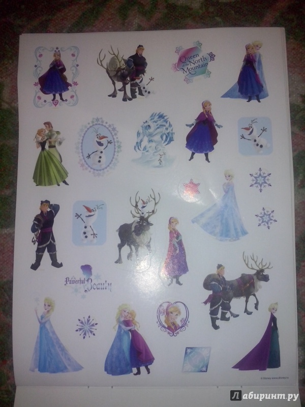 Иллюстрация 14 из 14 для 100 наклеек "Disney. Холодное сердце" | Лабиринт - книги. Источник: Олюсик