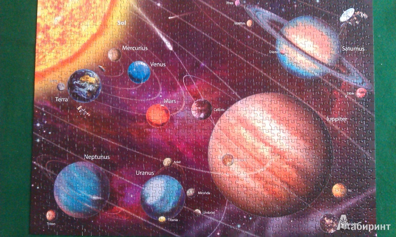 Иллюстрация 7 из 19 для Пазл-1000 "Солнечная система" (неон) (14461) | Лабиринт - игрушки. Источник: Губин  Андрей Владимирович