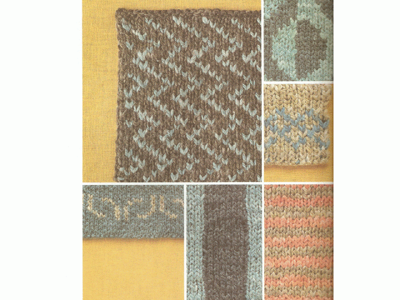 Иллюстрация 15 из 33 для Двустороннее вязание спицами. Вяжем один узор - получаем два - Линн Барр | Лабиринт - книги. Источник: Olga_P