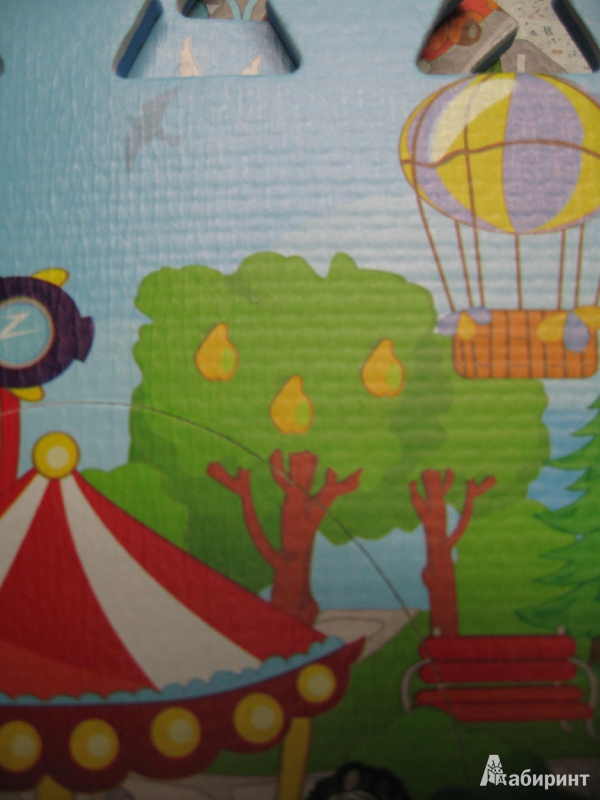 Иллюстрация 10 из 21 для Коврик-пазл "Веселый город" 25 деталей (GT2852) | Лабиринт - игрушки. Источник: Белкина  Виктория