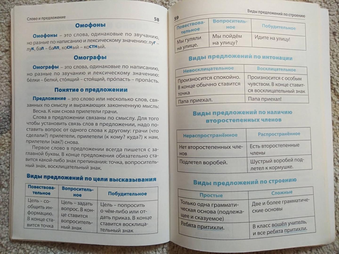 Иллюстрация 20 из 21 для Правила по русскому языку. Начальная школа | Лабиринт - книги. Источник: Лабиринт