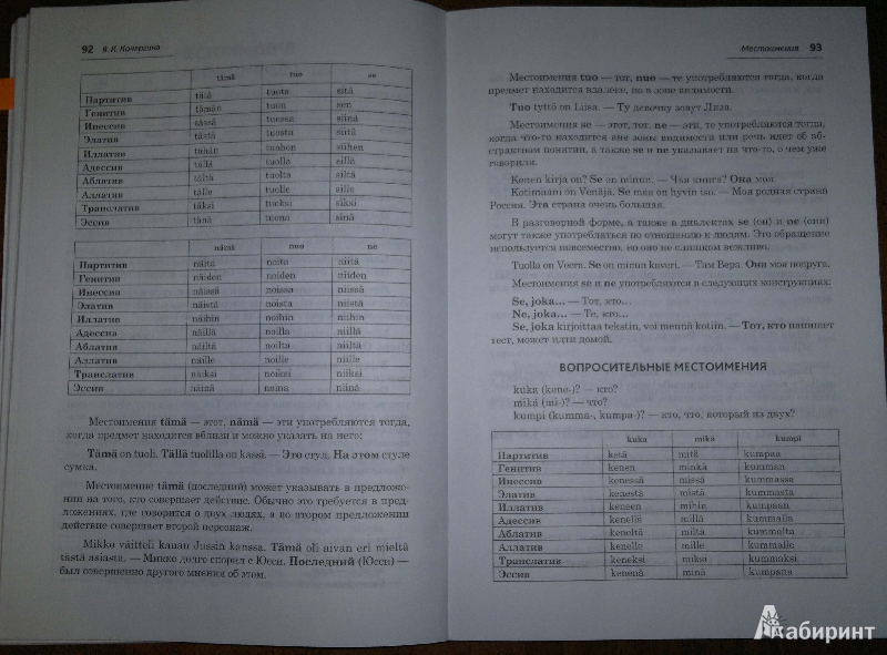 Иллюстрация 6 из 19 для Финский язык. Грамматика в упражнениях - Вероника Кочергина | Лабиринт - книги. Источник: Спящая на ходу