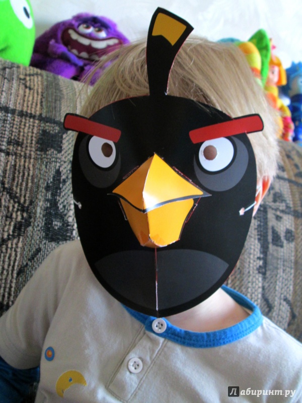 Иллюстрация 18 из 20 для Angry Birds. Крутые маски. Игротека (8 масок) | Лабиринт - игрушки. Источник: Зеленая шляпа