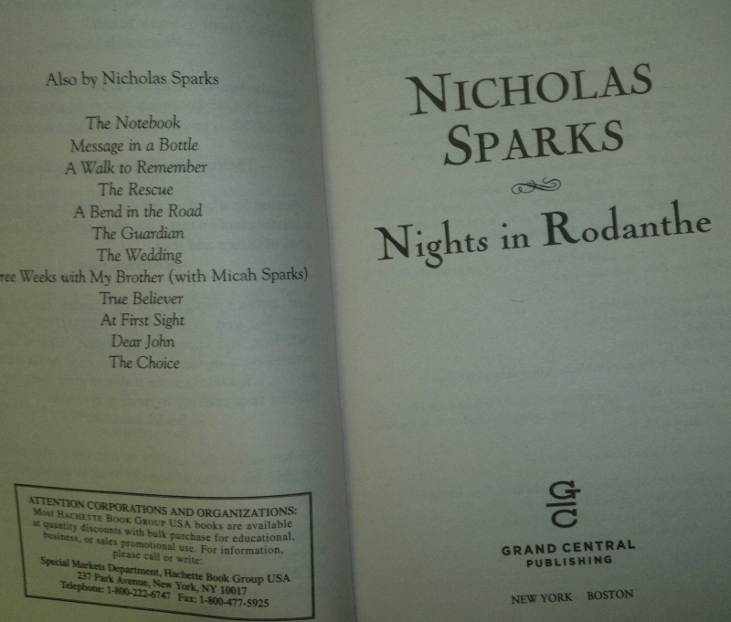 Иллюстрация 4 из 17 для Nights in Rodanthe - Nicholas Sparks | Лабиринт - книги. Источник: Леонид Сергеев