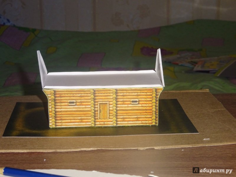 Иллюстрация 10 из 17 для Дом ремесленника. Модель из бумаги | Лабиринт - игрушки. Источник: Iliy