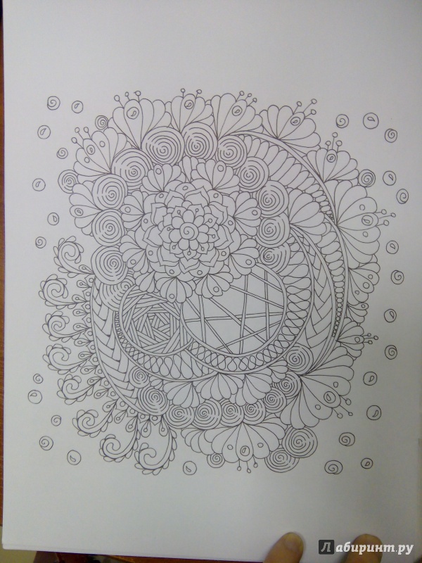 Иллюстрация 17 из 30 для Дзен-дудлинг. Завораживающие цветы | Лабиринт - книги. Источник: Ульянова Мария