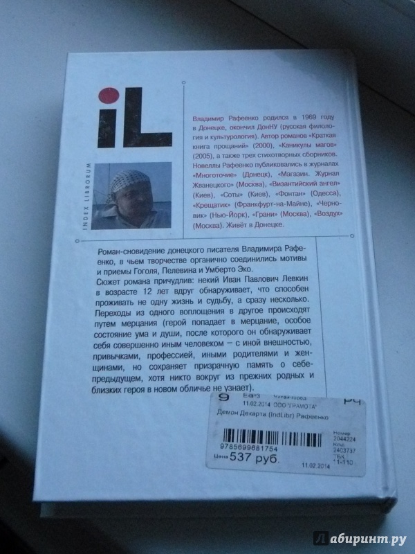 Иллюстрация 3 из 6 для Демон Декарта - Владимир Рафеенко | Лабиринт - книги. Источник: Кленов  Михаил Вячеславович