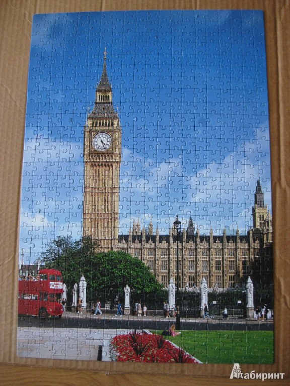 Иллюстрация 1 из 2 для Step Puzzle-560 Лондон. Биг Бен (78073) | Лабиринт - игрушки. Источник: Баскова  Юлия Сергеевна