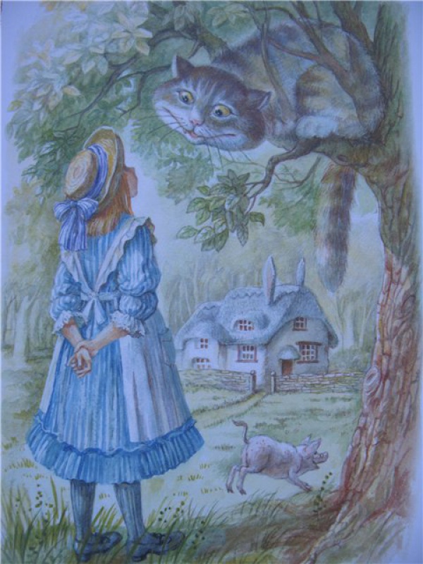 Иллюстрация 34 из 47 для Алиса в Стране Чудес - Льюис Кэрролл | Лабиринт - книги. Источник: Левит  .