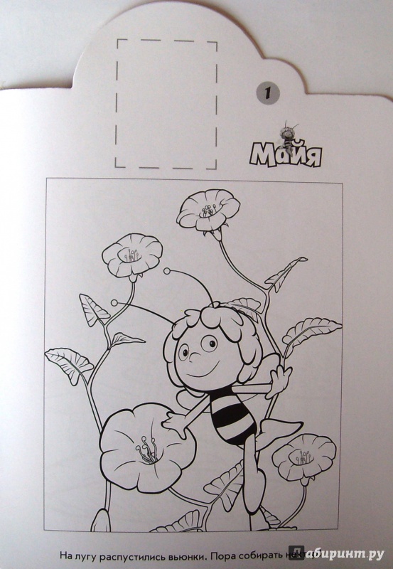 Иллюстрация 3 из 5 для Пчёлка Майя. Наклей и раскрась (№14204) | Лабиринт - книги. Источник: Соловьев  Владимир