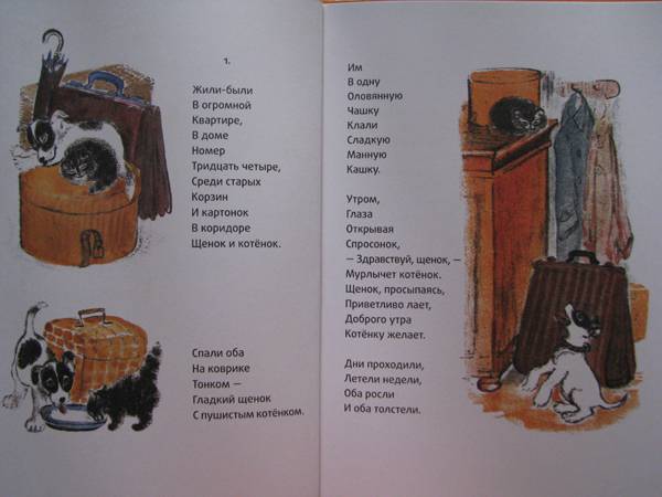 Иллюстрация 2 из 16 для Щенок и котенок - Александр Введенский | Лабиринт - книги. Источник: jiv