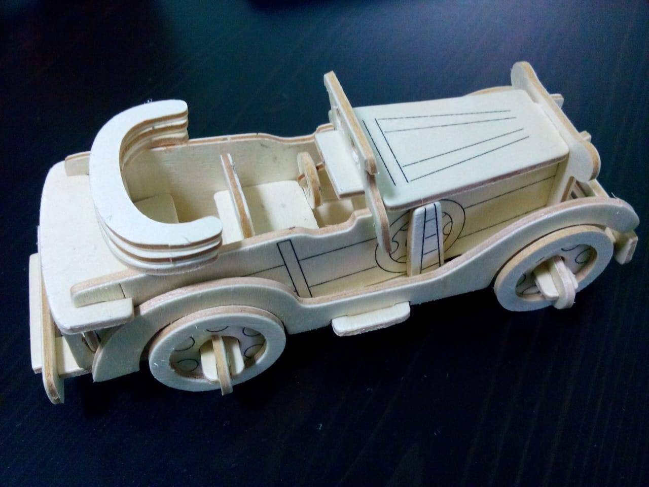 Иллюстрация 2 из 3 для Сборная модель. Ретро автомобиль | Лабиринт - игрушки. Источник: Лабиринт