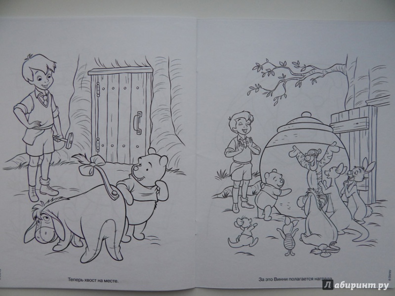 Иллюстрация 12 из 15 для Волшебная раскраска. Винни и его друзья (№13154) | Лабиринт - книги. Источник: Мелкова  Оксана