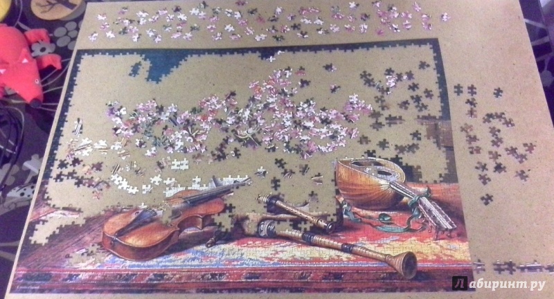 Иллюстрация 3 из 5 для Puzzle-1500 "Музыкальный натюрморт" (C-151240) | Лабиринт - игрушки. Источник: Svetlana  Sun
