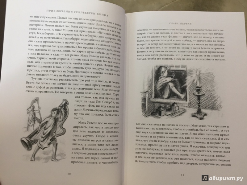 Иллюстрация 6 из 33 для Приключения Гекльберри Финна - Марк Твен | Лабиринт - книги. Источник: pavko