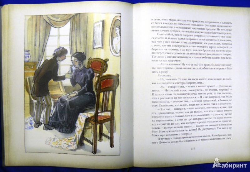 Иллюстрация 8 из 38 для Приключения Гекльберри Финна - Марк Твен | Лабиринт - книги. Источник: Юлянка