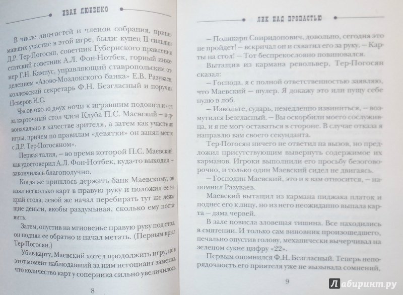 Иллюстрация 7 из 8 для Лик над пропастью - Иван Любенко | Лабиринт - книги. Источник: А. С.