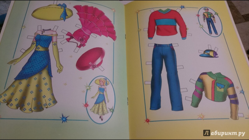 Иллюстрация 14 из 34 для Бумажные куклы: Валера и Оля | Лабиринт - книги. Источник: anka46