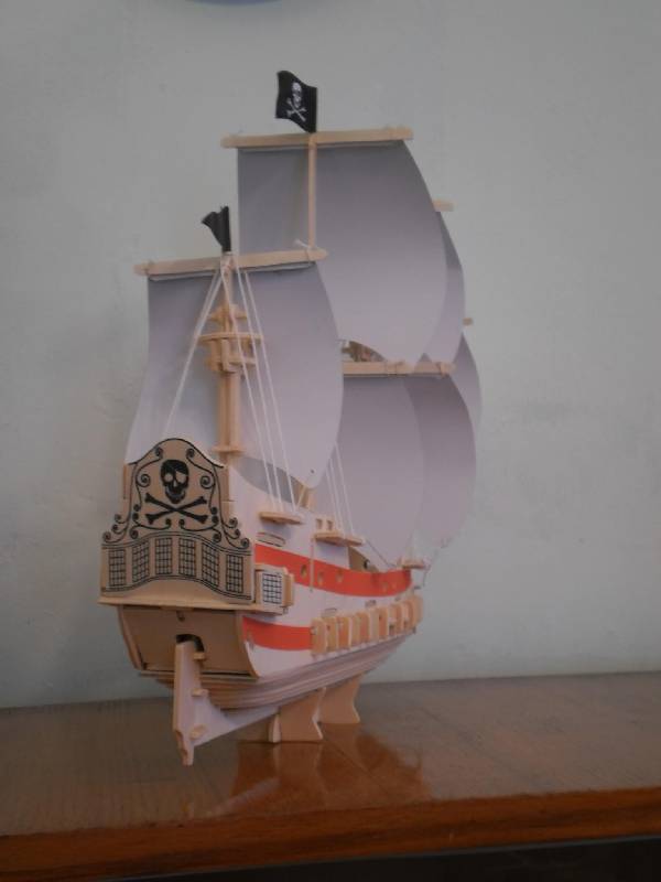Иллюстрация 29 из 29 для Модель сборная деревянная Пиратский корабль | Лабиринт - игрушки. Источник: Косенко  Евгений Евгеньевич