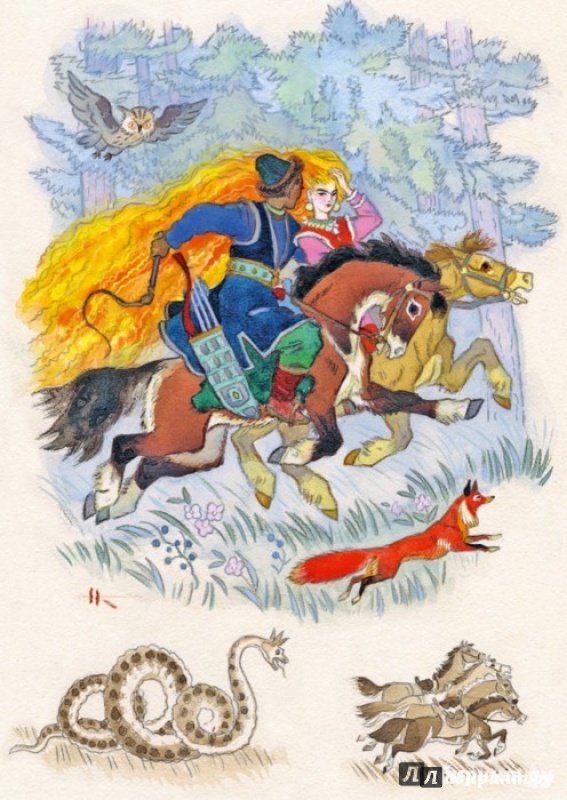Иллюстрация 28 из 29 для Сказы Бажова. Набор открыток | Лабиринт - сувениры. Источник: Alice Potter!