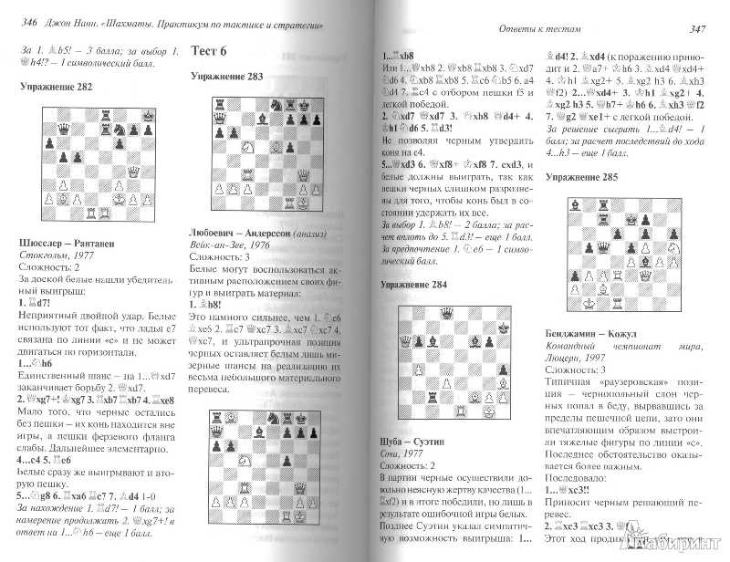 Иллюстрация 33 из 34 для Шахматы. Практикум по тактике и стратегии - Джон Нанн | Лабиринт - книги. Источник: Kvaki