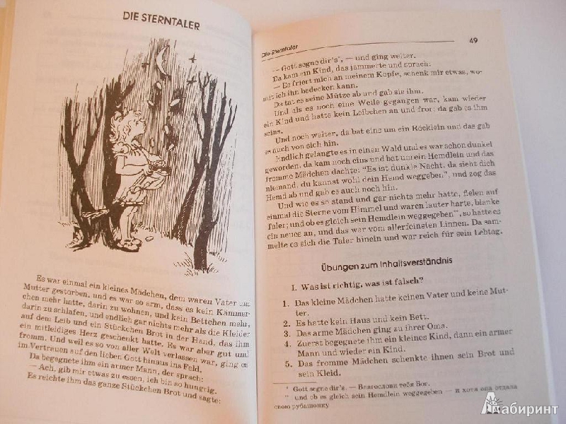 Иллюстрация 2 из 8 для Немецкие и австрийские сказки. Книга для чтения на немецком языке. Адаптированная | Лабиринт - книги. Источник: Таня П.