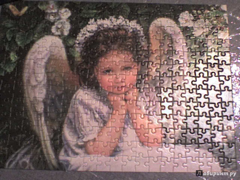 Иллюстрация 5 из 6 для Puzzle-260 MIDI "Портрет Ангела" (B-27286) | Лабиринт - игрушки. Источник: Роза с шипами