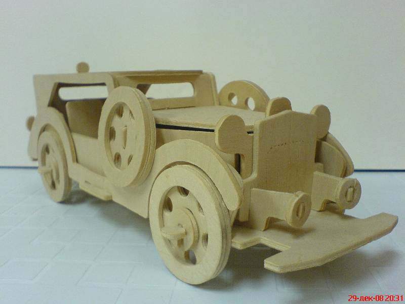 Иллюстрация 3 из 5 для Сборная деревянная модель Форд  "Экскалибур" (P014) | Лабиринт - игрушки. Источник: АИГ