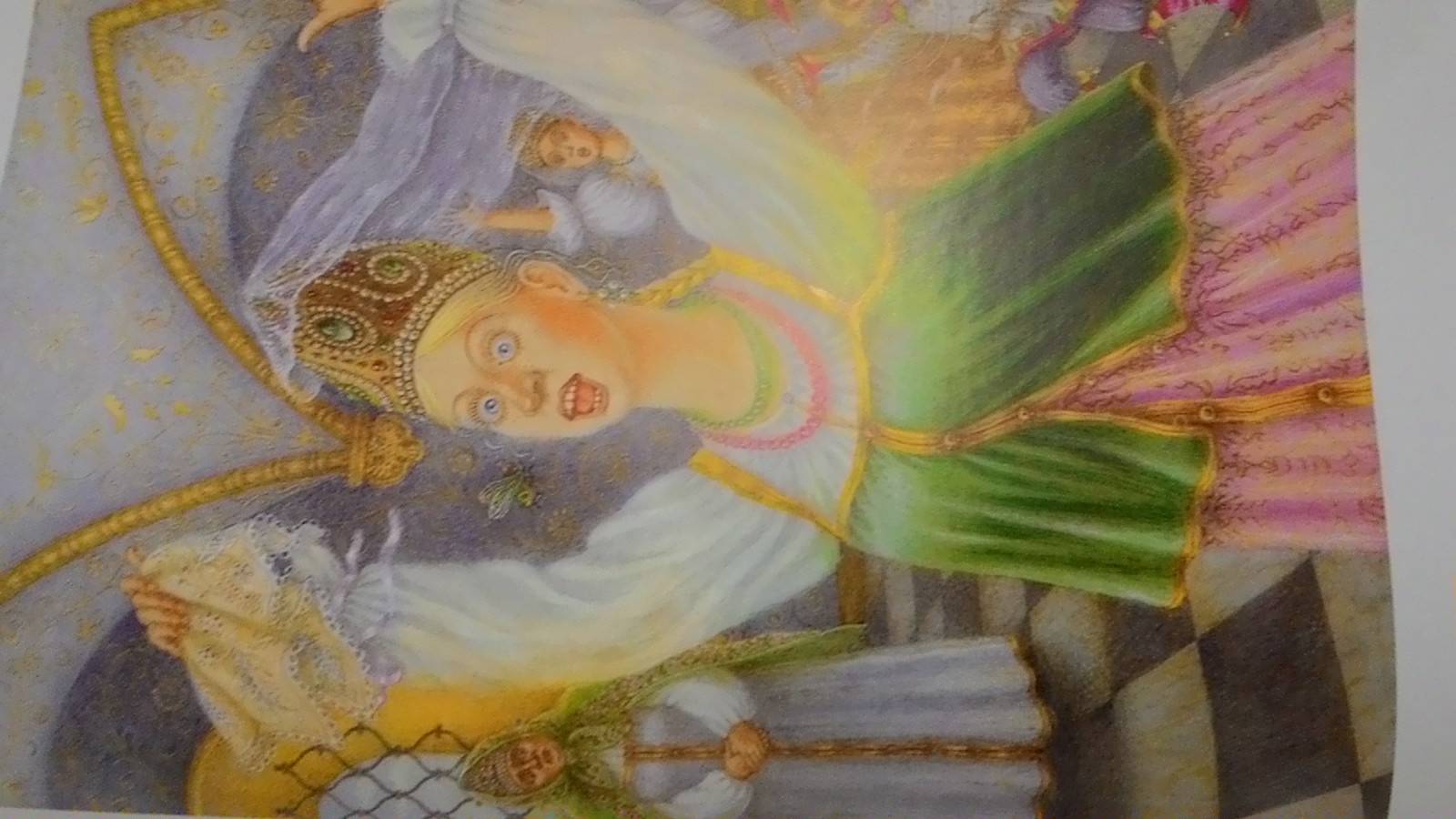 Иллюстрация 25 из 55 для Сказка о царе Салтане - Александр Пушкин | Лабиринт - книги. Источник: Пикуль  Павлина Аигенусовна