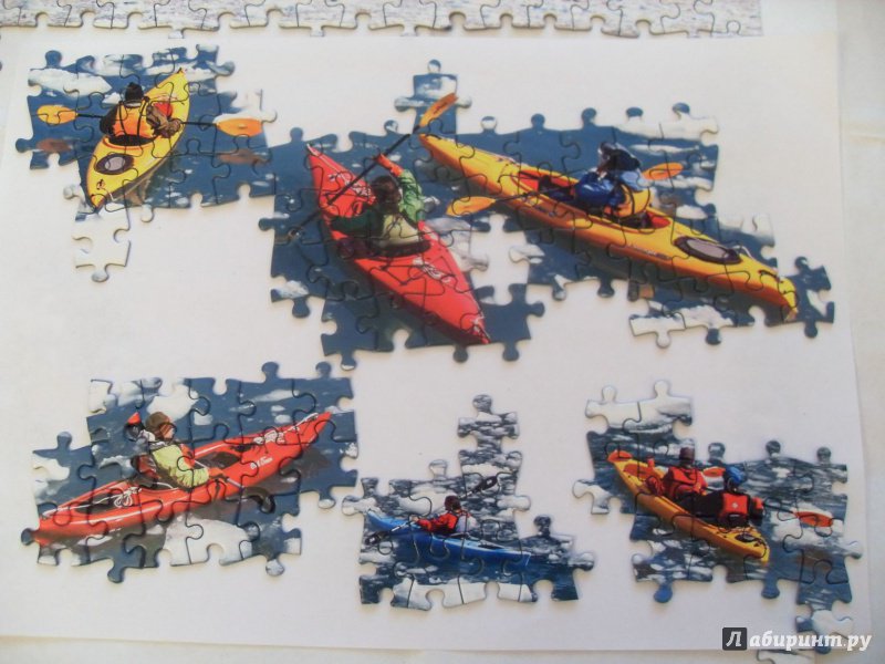 Иллюстрация 6 из 16 для Puzzle-1000. "Лодки на ледяной реке" (КБ1000-6869) | Лабиринт - игрушки. Источник: C  Юлиана