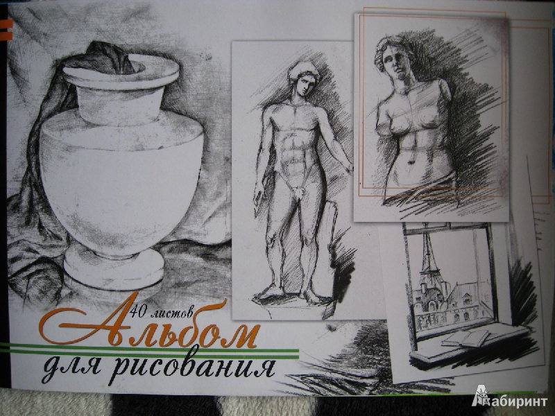 Иллюстрация 1 из 2 для Альбом для рисования 40 листов "Скульптура" (25247) | Лабиринт - канцтовы. Источник: зеброчка
