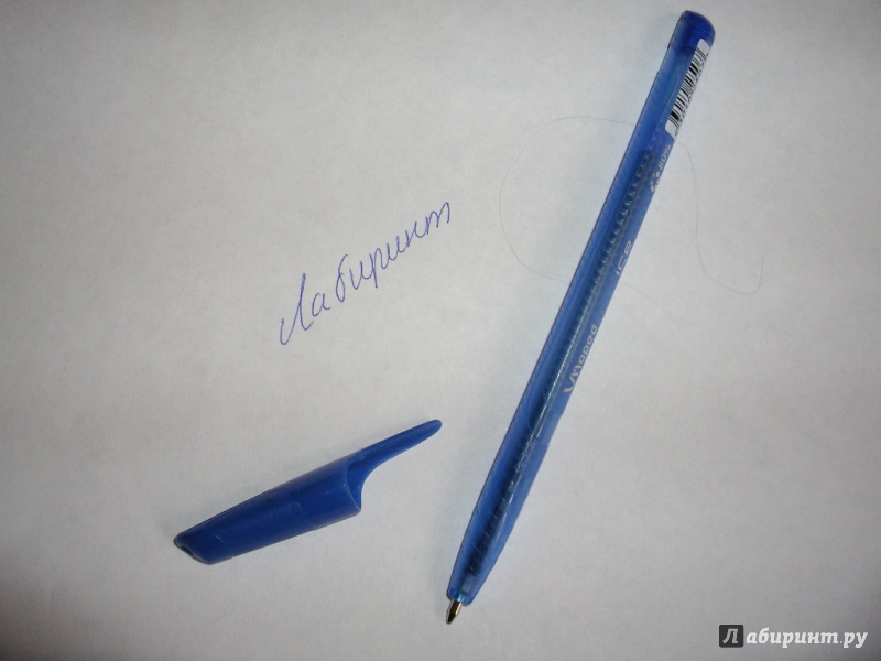 Иллюстрация 2 из 3 для Ручка шариковая "Green Ice" (одноразовая, 0,6 мм, синяя) (224430) | Лабиринт - канцтовы. Источник: Tiger.