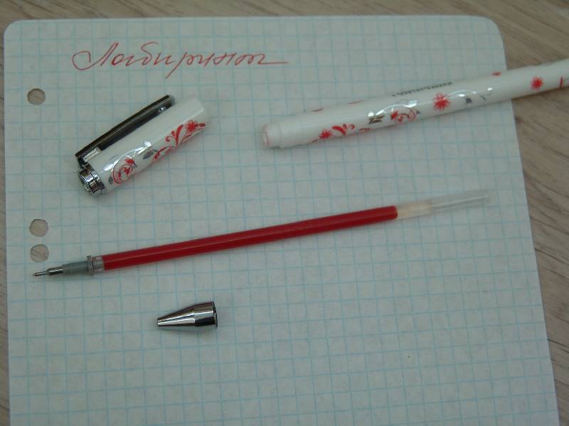 Иллюстрация 3 из 10 для Ручка гелевая "Joy" 0,5мм красная (010075-04) | Лабиринт - канцтовы. Источник: Лаванда