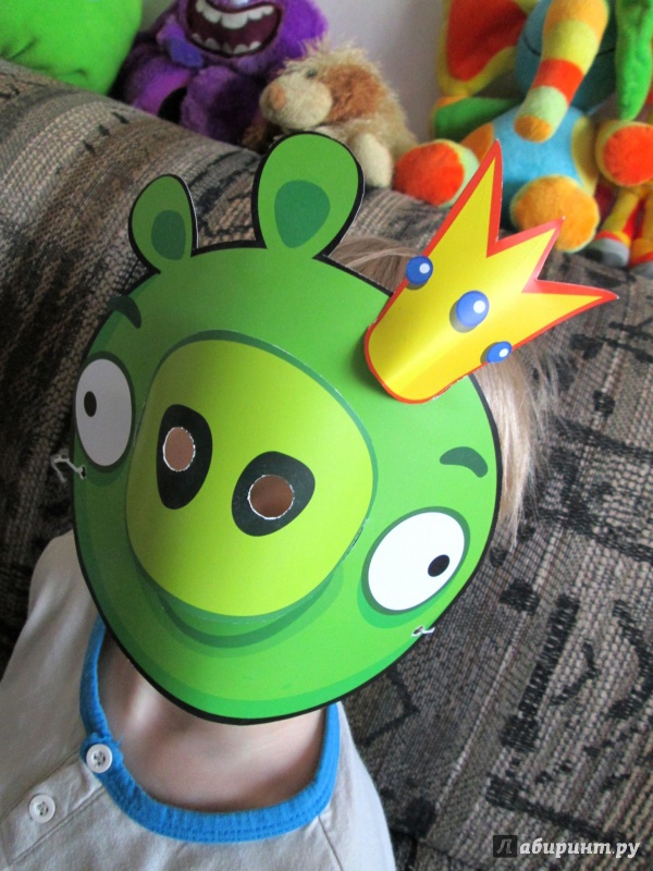 Иллюстрация 20 из 20 для Angry Birds. Крутые маски. Игротека (8 масок) | Лабиринт - игрушки. Источник: Зеленая шляпа