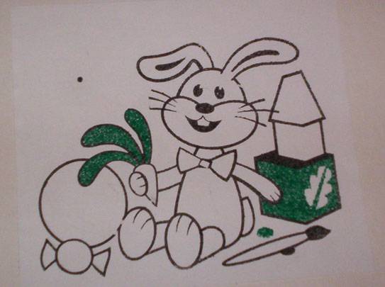 Иллюстрация 4 из 13 для Фреска в рамке. Песчаная картина "Мой зайка" | Лабиринт - игрушки. Источник: Ёжик