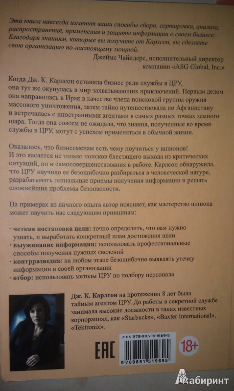 Иллюстрация 4 из 4 для Работай как шпионы - Дж. Карлсон | Лабиринт - книги. Источник: Gray Fox