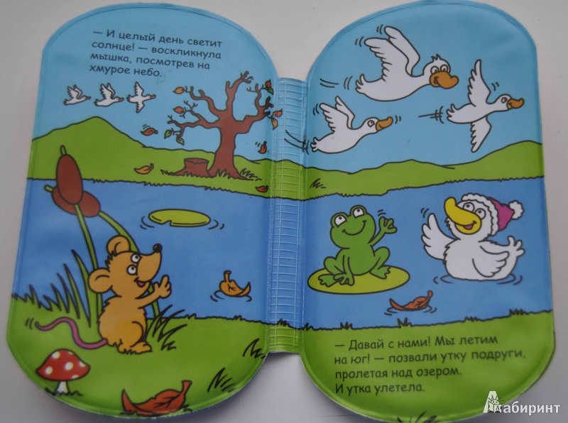 Иллюстрация 3 из 6 для Книжка для купания с пищалкой "Смелая утка" | Лабиринт - книги. Источник: Черепанова  Екатерина