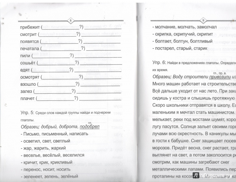 Иллюстрация 4 из 17 для Глагол: русский язык легко и быстро - Марина Зотова | Лабиринт - книги. Источник: Никед