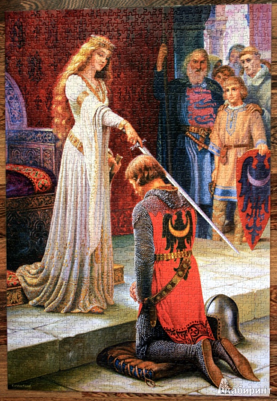 Иллюстрация 1 из 14 для Puzzle-1500. Посвящение в рыцари (С-150656) | Лабиринт - игрушки. Источник: Иванова  Анна