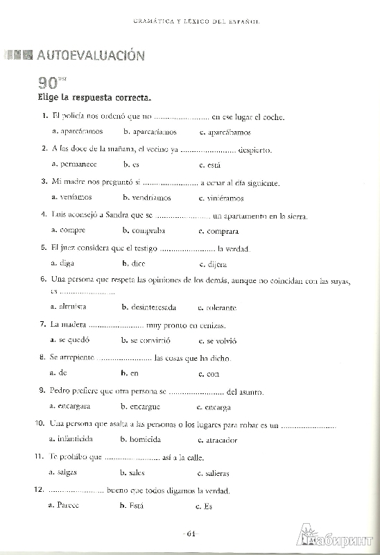 Иллюстрация 5 из 7 для Gramatica y lexico del espanol. Niveles Avanzado-Superior Coleccion AUTOAPRENDIZAJE - Josefa Garcia | Лабиринт - книги. Источник: konoplyashka