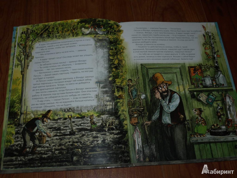 Иллюстрация 20 из 64 для Переполох в огороде - Свен Нурдквист | Лабиринт - книги. Источник: Гусева  Анна Сергеевна