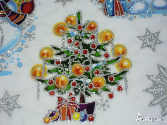 Иллюстрация 7 из 7 для Украшение новогоднее оконное "Снеговики" (26573) | Лабиринт - сувениры. Источник: Iwolga