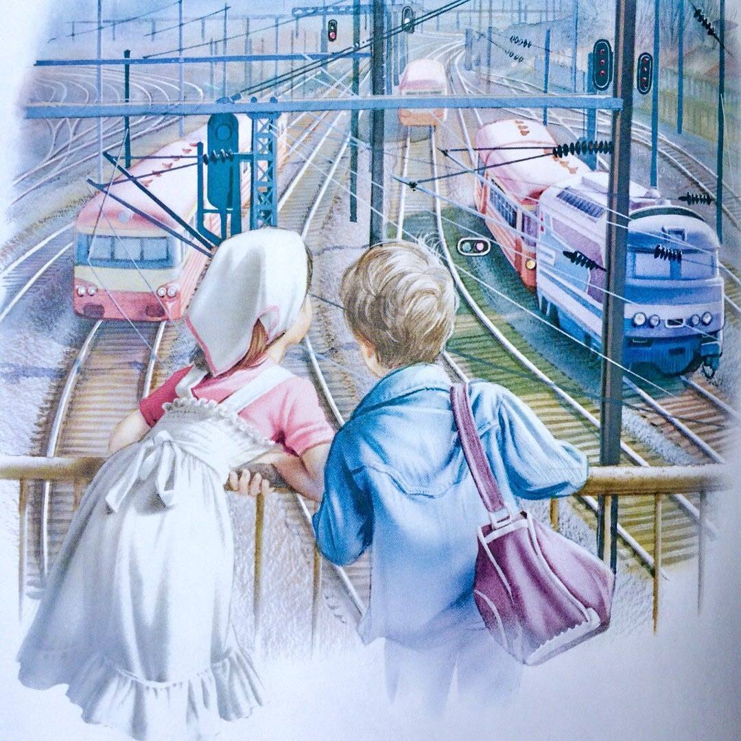 Иллюстрация 41 из 47 для Маруся и весёлая поездка. На самолёте. На поезде - Делаэ, Марлье | Лабиринт - книги. Источник: Отзывы читателей